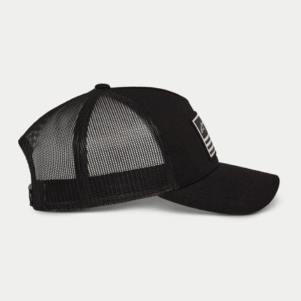 Alpinestars Men's Flag Snapback Trucker Hat Black/Black