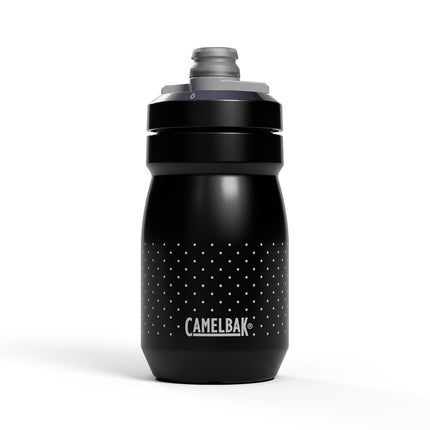 Camelbak PODIUM 710 ml – bike bottle – light and compact – easy handling – self-sealing cap – leak-proof – fits in bottle holder – black, size: OS