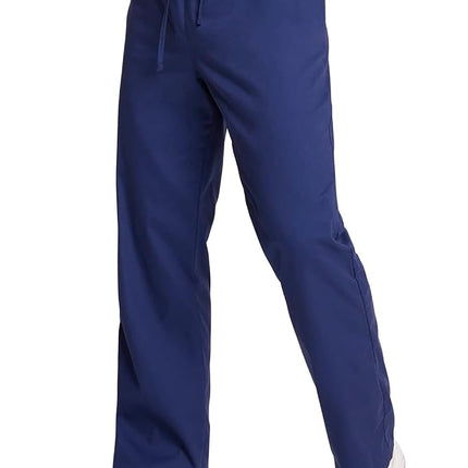 Dickies Women and Men Natural Rise Pant with 2 Pockets and Adjustable Drawstring, 83006, Navy, 4XL/Big
