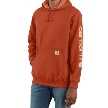 Carhartt Men's Loose Fit Midweight Sweatshirt, Brite Orange, Medium