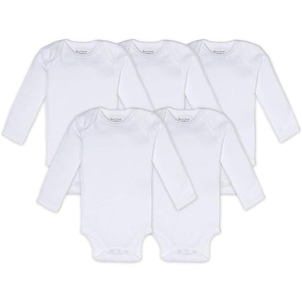 Burt's Bees Baby baby-boys Bodysuits, 5-pack Short