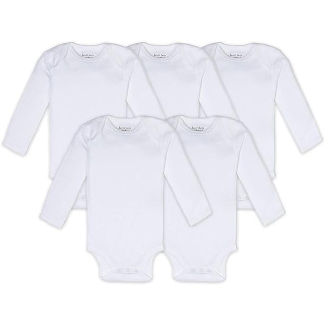 Burt's Bees Unisex Baby Bodysuits, 5-Pack Short & 