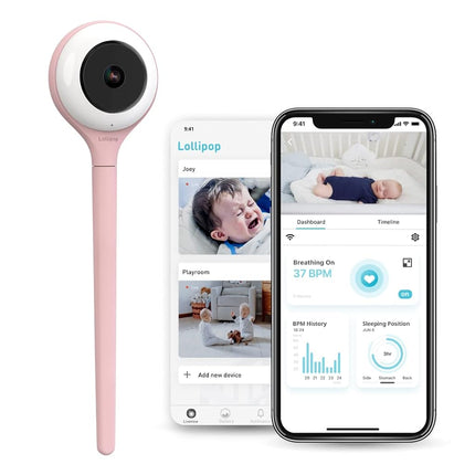 Lollipop Baby Monitor (Cotton Candy) - with Contac