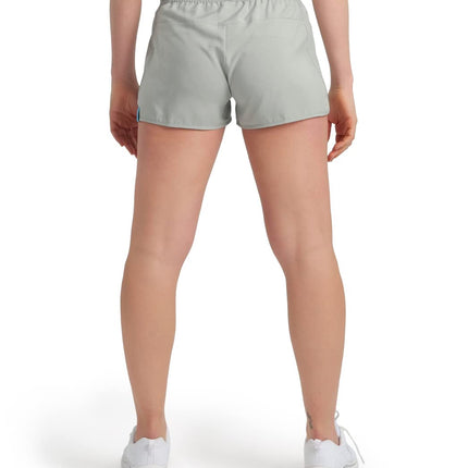 Arena Women's Team Solid 100% Polyester Athletic Shorts with Side Pockets and Drawstring Jade