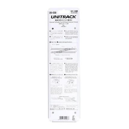Kato KAT20230 N Double Track Single Left-Hand Crossover