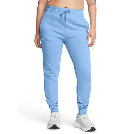 Under Armour Women's Rival Fleece Joggers, (465) Horizon Blue / / White, XL