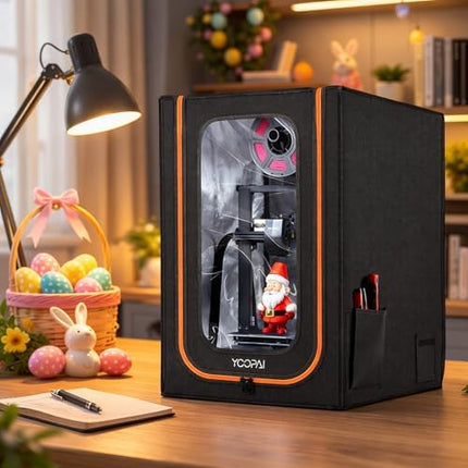 3D Printer Enclosure with LED Light,Dustproof Tent Constant Temperature Protective Cover for Creality Ender 3 V3 SE/KE/Ender 3/Ender 3 Pro/Ender 3V2/Ender 3S1/Neo/Anycubic Elegoo, Medium
