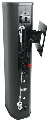 Rockville Wet Array 5 Noir 70V 60W Enceinte colonne murale commerciale pivotante, conception Line Array 2 voies, étanche IP55, utilisation intérieure/extérieure pour restaurants, églises, auditoriums