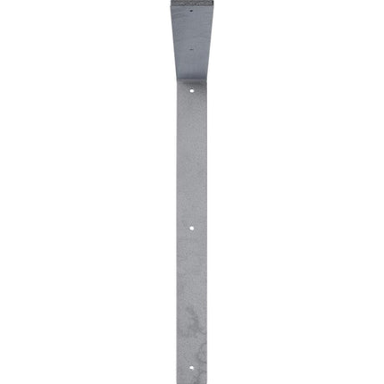 Ekena Millwork BKTM02X20X20HAHLB Steel Bracket Hamilton, 2"W x 20"D x 20"H, Hammered Light Blue