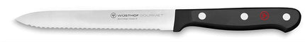 Wüsthof Gourmet Serrated Utility Knife, 5-Inch, Si
