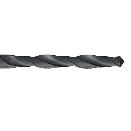 Broca espiral Drill America DWDN82 de longitud estándar de óxido negro con tratamiento superficial de HSS, tamaño 82 (paquete de 12)