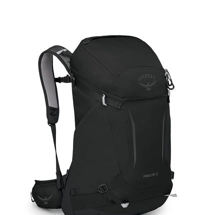 Osprey Hikelite Unisex Backpack, 32L, Black, M/L