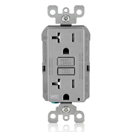 Leviton GFCI Weather-Resistant Receptacle, 20 Amp 