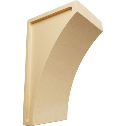 Ekena CORW03X03X06LWMA 3-Inch Width x 3 1/2-Inch Depth x 6-Inch Height Small Lawson Wood Corbel - Maple