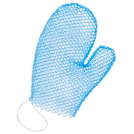 Supracor Spa Manopla de baño Exfoliante corporal facial Esponja antibacteriana (azul)