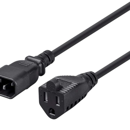 Monoprice 101302 1-Feet 18AWG Power Adapter Cord C