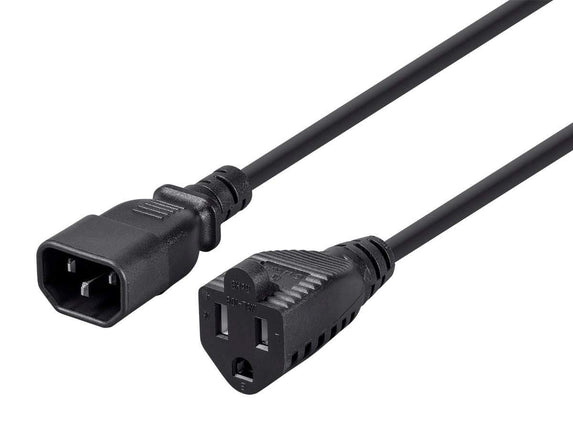 Monoprice 101302 1-Feet 18AWG Power Adapter Cord C