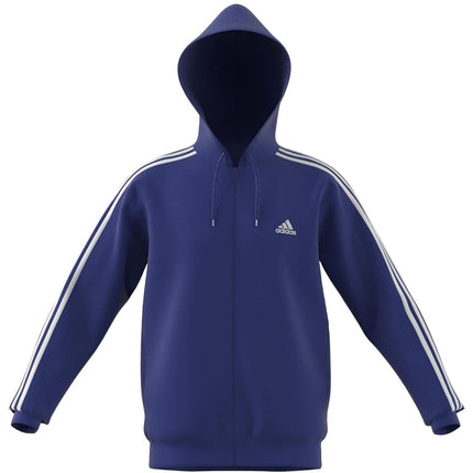 adidas mens Essentials Fleece 3-stripes Full-zip, Semi Lucid Blue, XX-Small
