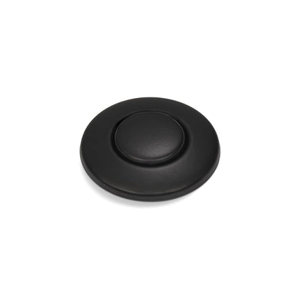 InSinkErator STC-MTBLK Bouton de commande poussoir de plan de travail d'évier, noir mat