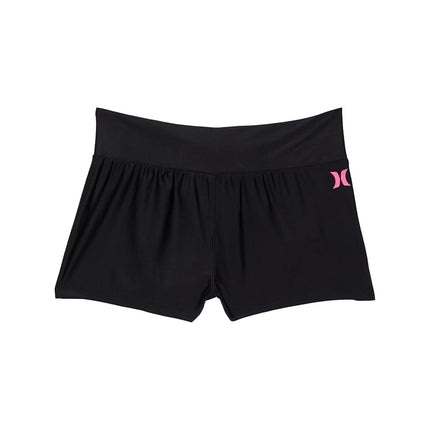 Pantalones cortos de natación Hurley para niña, negros, talla M