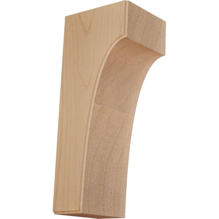 Ekena BKTW04X04X10CVAL 3 1/2" W x 4" D x 10" H Clarksville Bracket, Alder