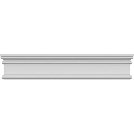 Ekena Millwork CRH03X37BE 37" Bottom Width x 38 1/8" Top Width x 3 1/2"H x 7/8"P Bedford Crosshead