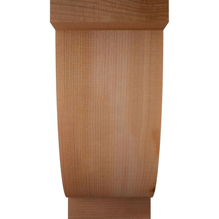 Ekena Millwork RFT04X10X12ALP00SWR Alpine Smooth Rafter Tail, 3 1/2" Width by 10" Height by 12" Length, Western Red Cedar