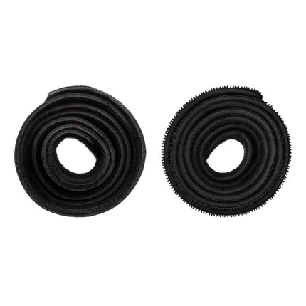 Klein Tools 450-330 Cable Management Sleeve, Cord Management for Home, Office or Job, 1-3/4-Inch Max Diameter, 3-Foot Length, Black, 2-Pack