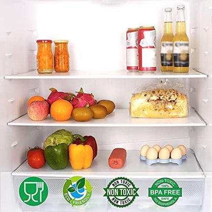 Refrigerator Liners, Shelf Liners for Kitchen Cabinet, Washable Oil-Proof for Drawer, Shelves, Storage, 12 Inches x 20 FT, Non-Slip (12 Inches x 20 FT x 2 Rolls)