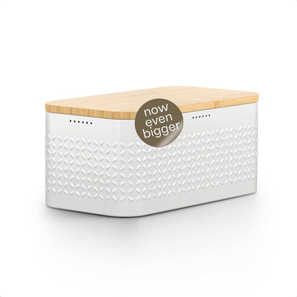 LARS NYSØM Bread Box I Metal bread box for long la