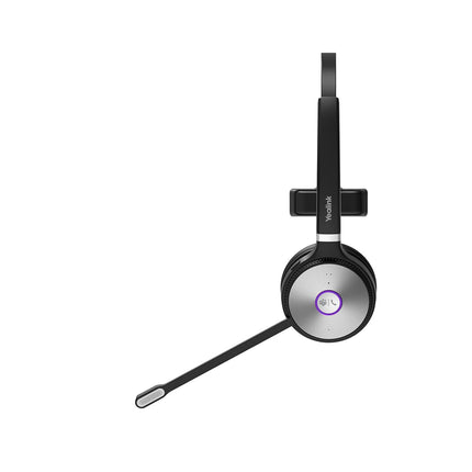 Yealink WH62 Entry Level, Plug & Play Monaural DECT Wireless Headset with Yealink Acoustic Shield Technology & 2 x Micro USB 2.0 Ports (Optimised for Microsoft Teams) – Black/Silver