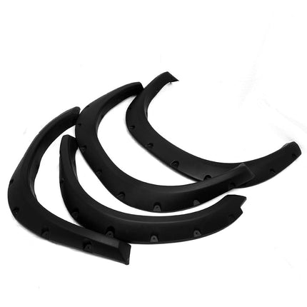DNA MOTORING IF-10011-MBK 4 Pcs OE Style Wheel Fender Flares Compatible with 94-01 Ram 1500 2500 3500 96" 78" Fleetside Beds