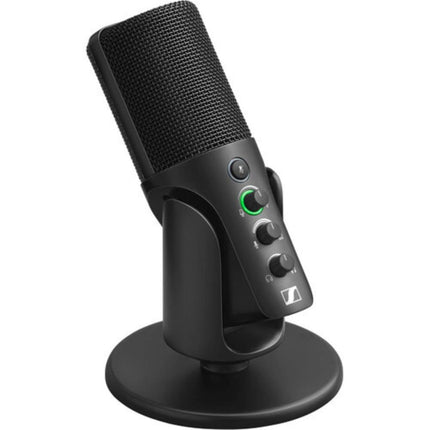 Sennheiser Profile USB Condenser Microphone with Desktop Stand Bundle with Kellards Pop Filter and 5-Pack Cleaning Wipes