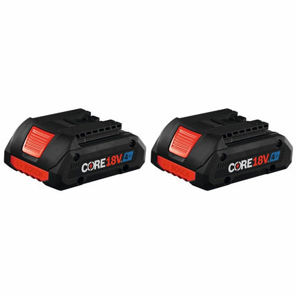 Bosch GBA18V40-2PK 18V CORE18V Lithium-Ion 4.0 Ah Compact Batteries 2 Pk.