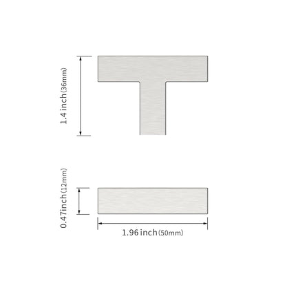 Asidrama 10 Pack Brushed Satin Nickel Kitchen Cabinet Knobs for Dresser Drawers