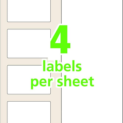 Avery Dennison AVE-00756 Etiquetas de identificación autolaminables Easy Align, varios colores