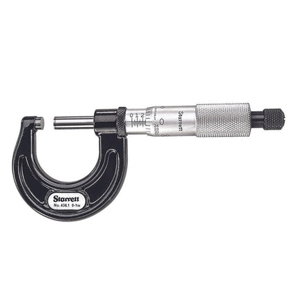 Starrett 436.1XRL-1 Outside Micrometre, Ratchet St