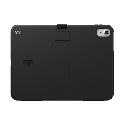 Speck iPad 10.9 Inch Tablet Case and Stand - Scratch Resistant, Drop Protection & Quick Release Kickstand - for iPad 10th Gen 2022 - StandyShell Black/White