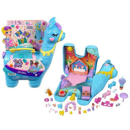 Polly Pocket Pajama Party Playset, 25 Toy Surprise
