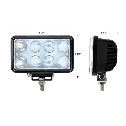 United Pacific Industries 36508 High Power LED Rectangular Work Light