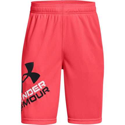 Under Armour Boys' Prototype 2.0 Logo Shorts, Beta (628)/Black, X-Small