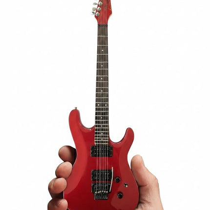 Joe Satriani Signature Candy Apple Red Mini Guitar Replica Collectible
