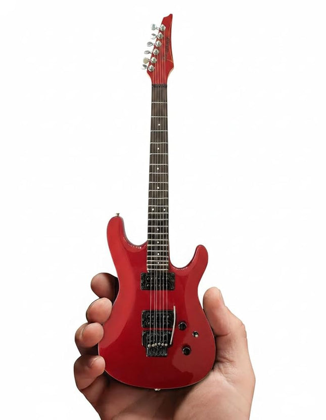 Joe Satriani Signature Candy Apple Red Mini Guitar Replica Collectible