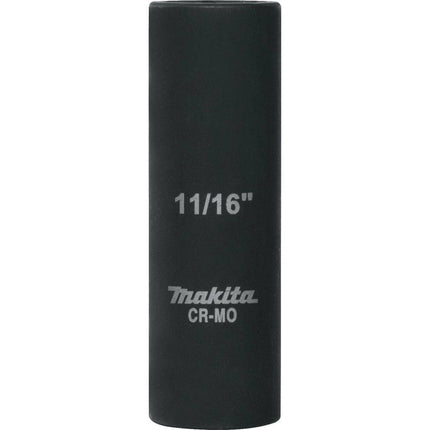Makita A-96285 11/16" Deep Well Impact Socket with 1/2" Drive