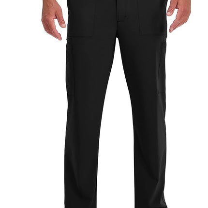 Dickies EDS Essentials by Men's Drawstring Cargo Scrub Pant Large Black