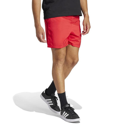adidas Men's Essentials Small Logo Cargo Chelsea Shorts, Pure Ruby/Black, 3X-Large