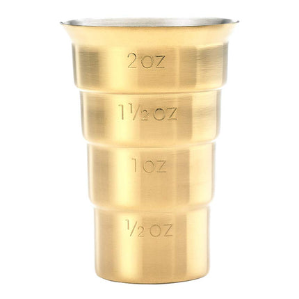 Barfly M37109GD Drink Jigger, 2 oz, Gold w/Out Handle