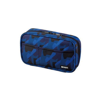 LIHIT LAB Zipper Pen Case, 7.9 × 2 × 4.7 Inches, N