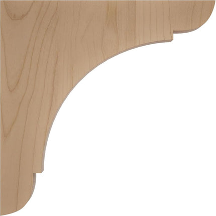 Ekena BKTW01X10X10OLAL 1 3/4-Inch Width x 10-Inch Depth x 10-Inch Height Large Olympic Wood Bracket - Alder