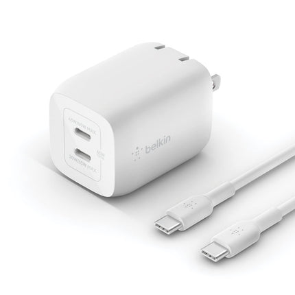 Belkin BoostCharge Pro 65W Dual USB-C GaN Wall Cha